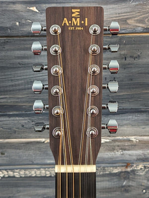 AMI-Guitars JM12-1E front of the headstock