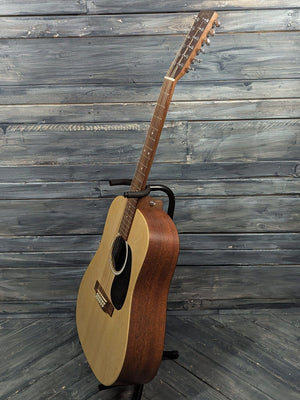 Martin D-X2E 12 String full treble side view of the guitar