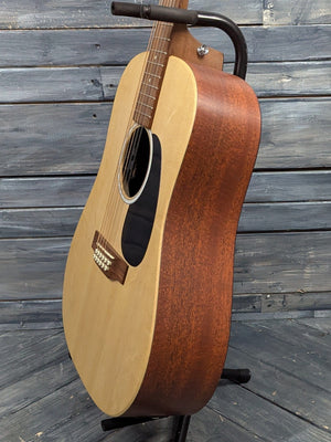 Martin D-X2E 12 String treble side view of the body