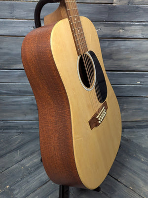 Martin D-X2E 12 String bass side view of the body