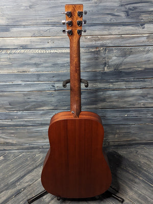 Martin DJR-10E full view of back of guitar