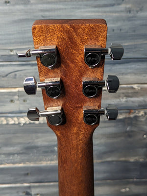 Martin DJR-10E back of headstock