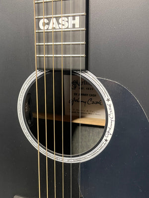 Martin DX Johnny Cash close up of the soundhole