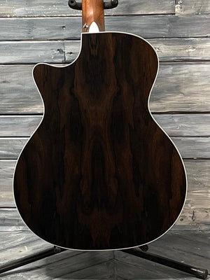 Martin GPC-13E close up of back of guitar