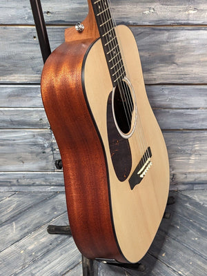 Martin Left Handed DJR-10E treble side view of the body