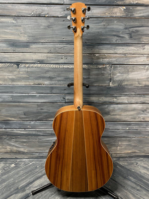 Cole Clark Left Handed ANGEL 2 full view of the back of the guitar