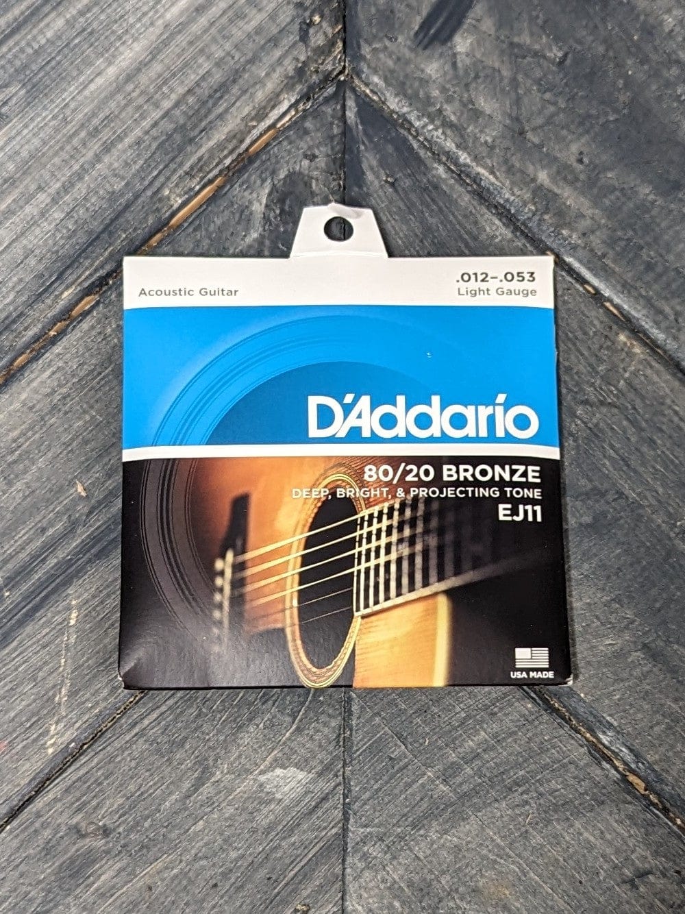 D'Addario Acoustic Guitar Strings D'Addario EJ11 80/20 Bronze Light Gauge Acoustic Guitar Strings