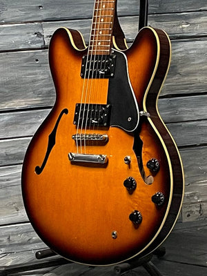 Dean Electric Guitar Used Dean Semi-Hollow 335 Style Electric Guitar with Gig Bag- Sunburst