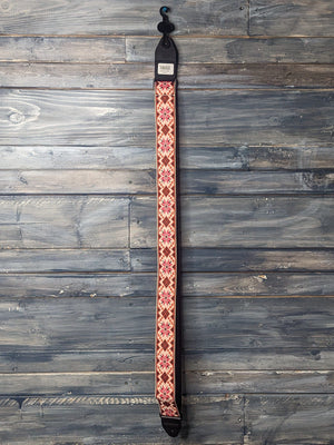 ernie ball Strap Ernie Ball P05337 Classic Jaquard Guitar Strap/Bass Strap - Cinnamon Needlepoint