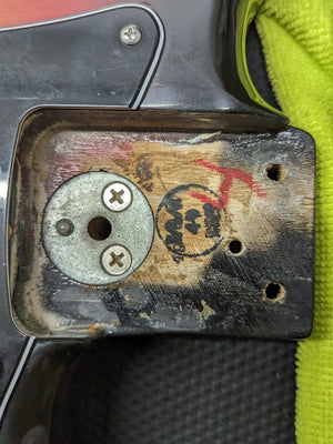 Used Fender 1979 Stratocaster neck pocket