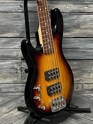G&L Guitars Electric Bass G&L Left Handed L-2000 Tribute 4 String Electric Bass- 3-Tone Sunburst