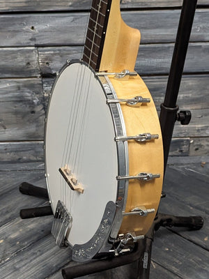 Gold Tone Left Handed CC-100/L bass side view of the body