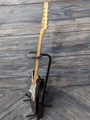 Indiana Left Handed IE1-L full bass side view of guitar