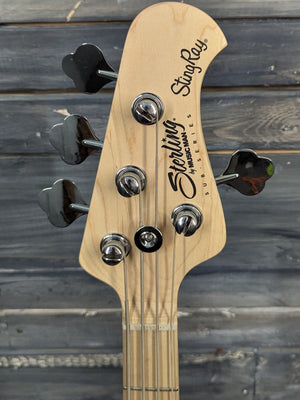 Sterling by Music Man StingRay Ray4 front of the headstock