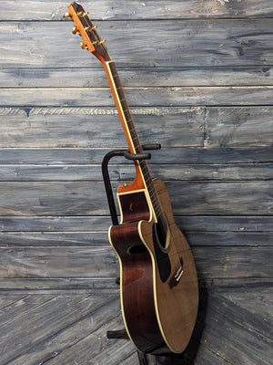 Takamine Left Handed GN51CE full treble side view of the guitar