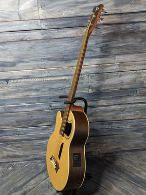 Warwick RockBass Left Handed full bass side view of the bass guitar