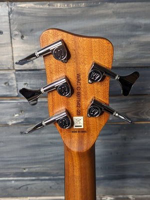 Warwick RockBass Left Handed back of the headstock