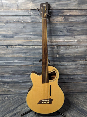 Warwick RockBass Left Handed full view of the bass guitar