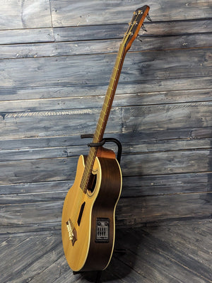 Warwick RockBass Left Handed full bass side view of the bass guitar