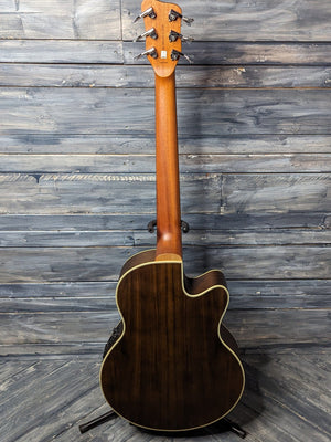 Warwick RockBass Left Handed full view of the back of the bass guitar