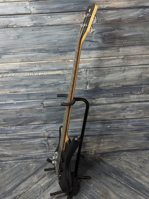 Warwick Left Handed RockBass Corvette full bass side view of the guitar