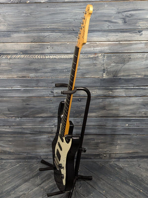 Used Yamaha Pacifica 112 full treble side view of the guitar