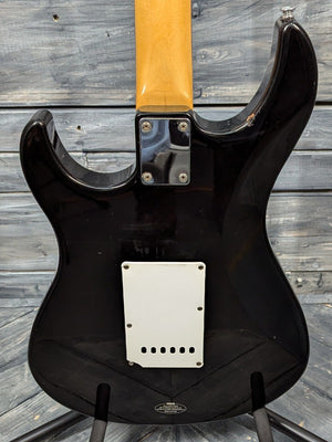 Used Yamaha Pacifica 112 close up of the back of the body