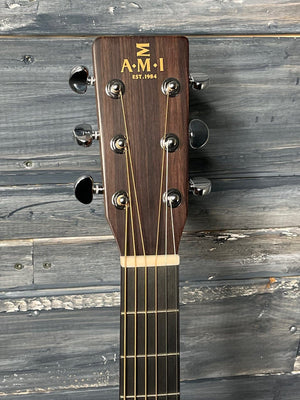 AMI-Guitars Acoustic Guitar AMI-Guitars 000MC-15E 15 Series Acoustic Electric Guitar- Mahogany