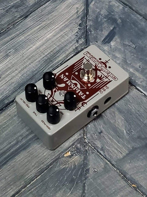 Catalinbread Talisman left side of pedal with output jack and power input