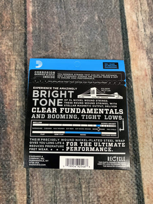 D'Addario Acoustic Guitar Strings D'Addario EXL160M Medium 50-105 Nickel Wound 4 String Medium Scale Bass Guitar Strings