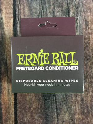 ernie ball Polish Cloth Ernie Ball Wonder Wipes Fretboard Conditioner 6 Pack
