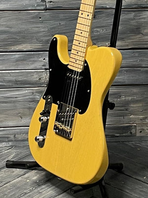 G&L Guitars Electric Guitar G&L Left Handed Fullerton Deluxe ASAT Electric guitar - Buttersctoch Blonde