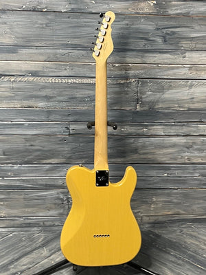 G&L Guitars Electric Guitar G&L Left Handed Fullerton Deluxe ASAT Electric guitar - Buttersctoch Blonde