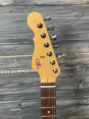 G&L Guitars Electric Guitar G&L Left Handed Legacy HSS RMC Electric Guitar- Fullerton Red