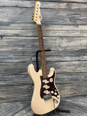 G&L Guitars Electric Guitar G&L Tribute Comanche Electric Guitar - Olympic White- Blem