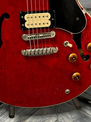 Ibanez Electric Guitar Used Ibanez 1981 MIJ Artist AM-50 Semi Hollow Electric Guitar with Case - Red