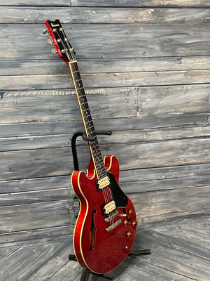 Ibanez Electric Guitar Used Ibanez 1981 MIJ Artist AM-50 Semi Hollow Electric Guitar with Case - Red