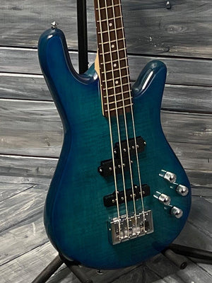 Spector Electric Bass Spector Legend 4 Standard 4 String Electric Bass Bass- Blue Stain