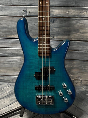 Spector Electric Bass Spector Legend 4 Standard 4 String Electric Bass Bass- Blue Stain