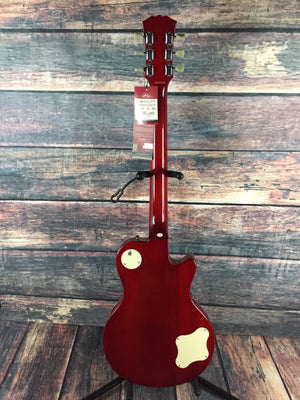 Stagg Left Handed L320 Les Paul Style Electric Guitar- Cherry Sunburst - Adirondack Guitar
