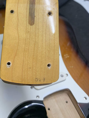 Used White Tiger MIJ USA Designed Strat Style Electric Guitar with Case