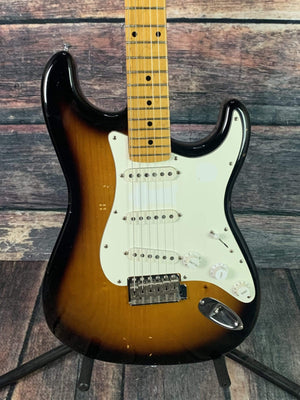 Used White Tiger MIJ USA Designed Strat Style Electric Guitar with Case