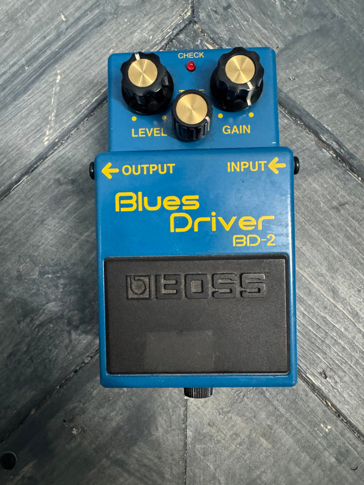 Photo of the front of the pedal.