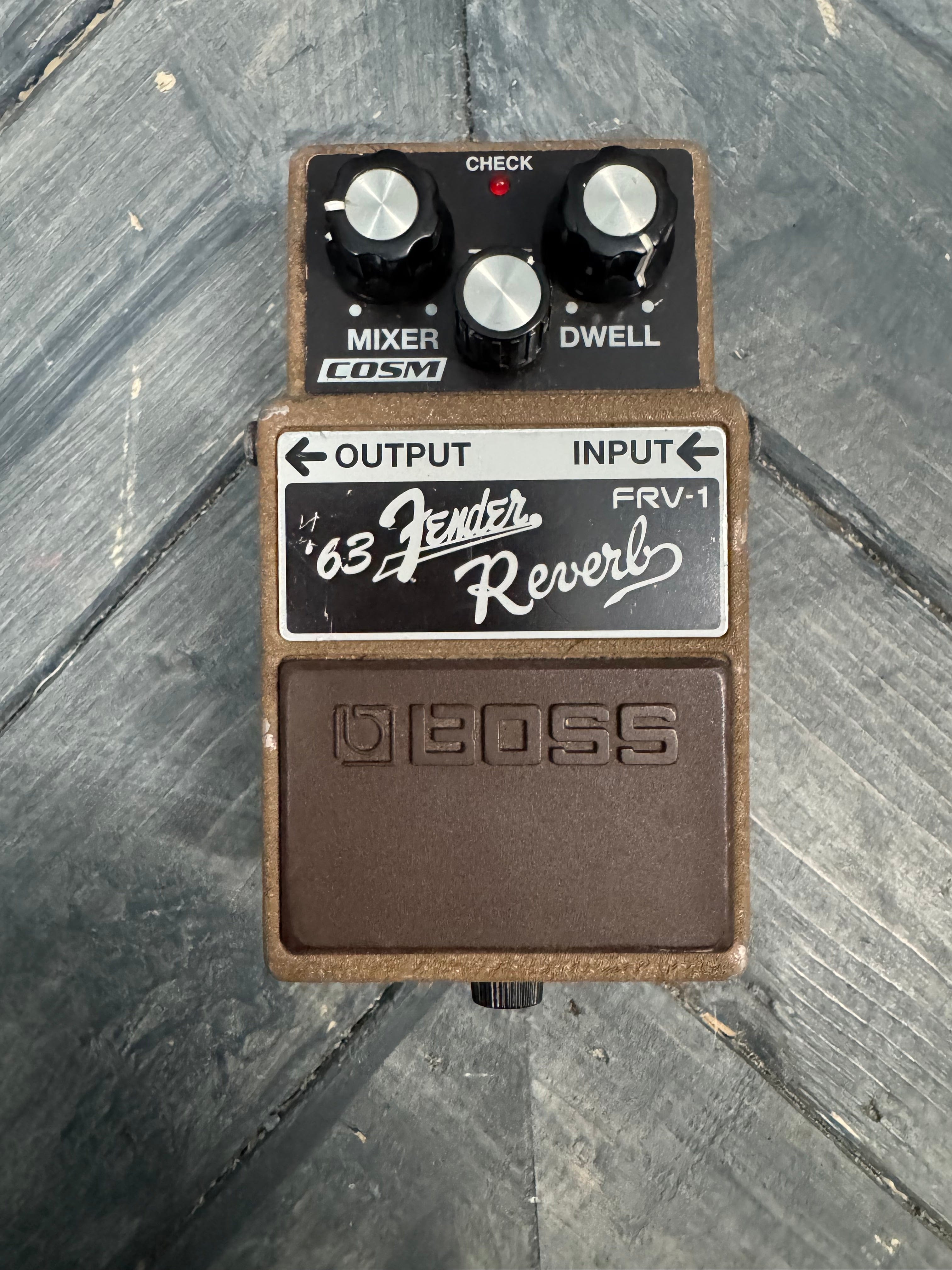 fender reverb pedal frv 1 Boss Fender '63 FRV-1 - Used