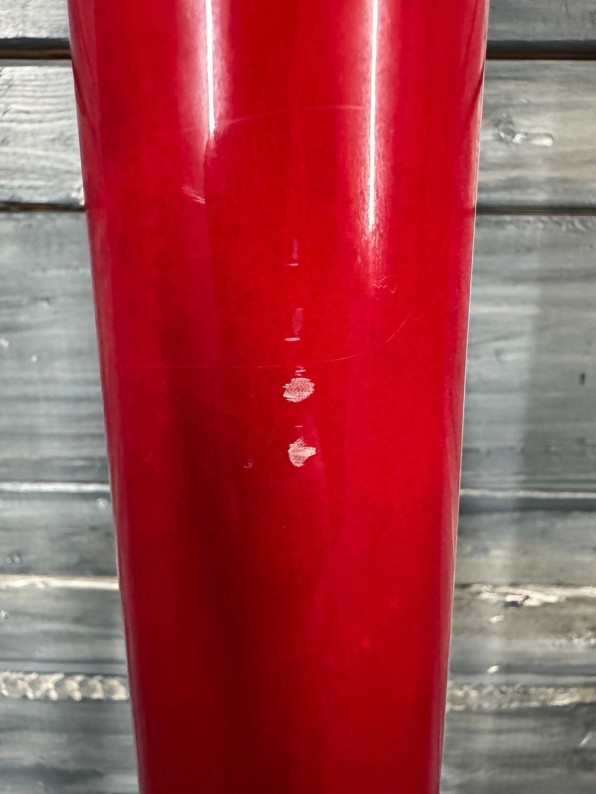 it's a photo of the back of the guitar.