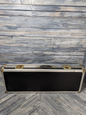 Used Electric Guitar Road Case standing on its side