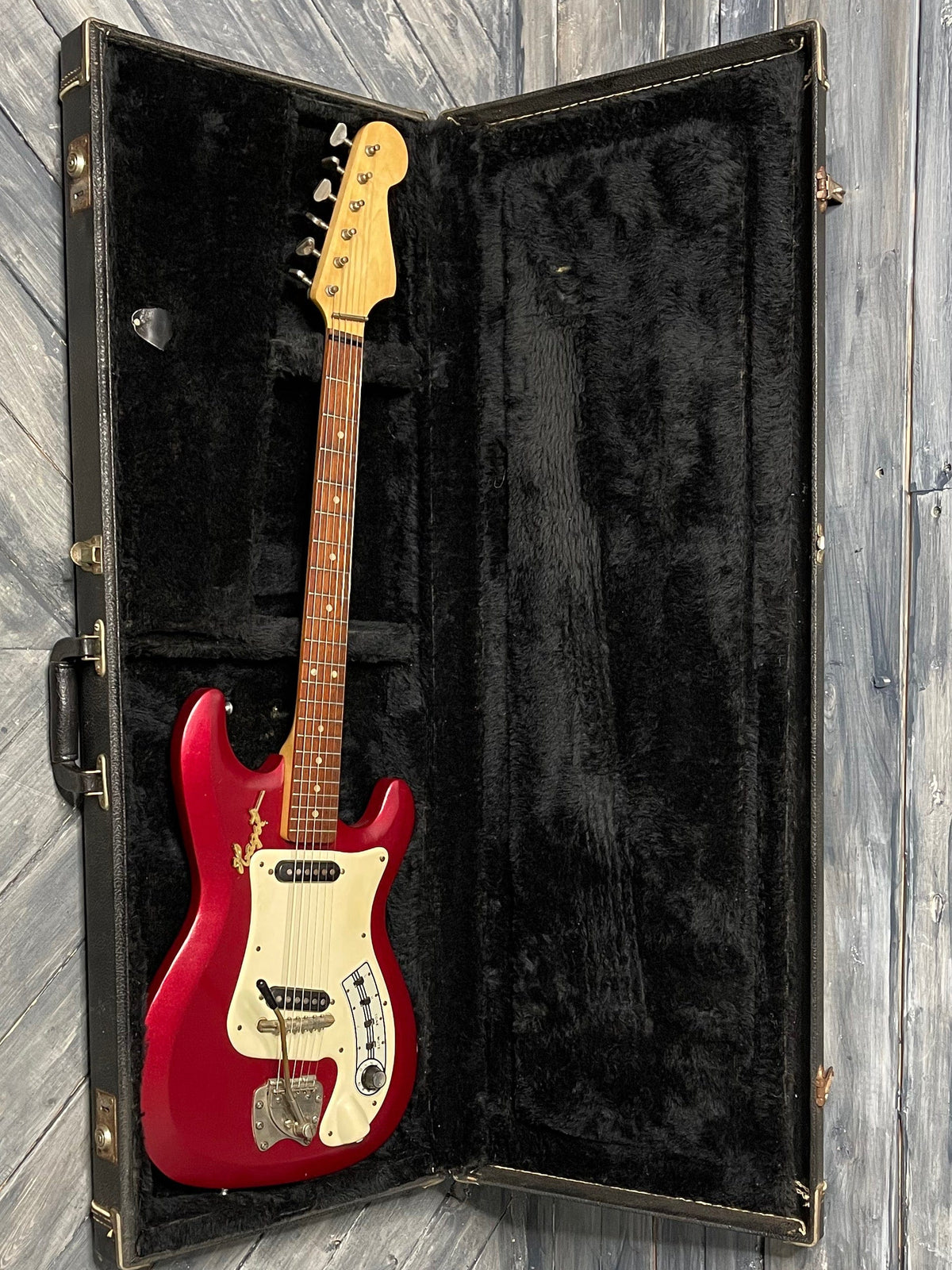 Adirondack Guitar Used 1961 Hagstrom II Electric Guitar with Case- Red