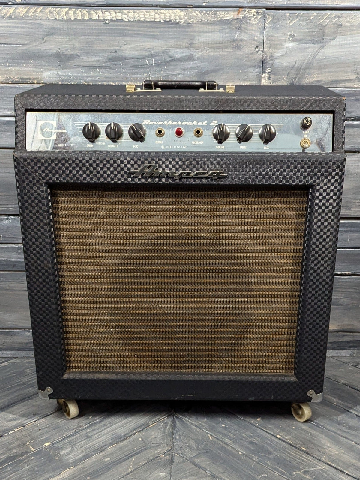 Ampeg Amp Used Ampeg GS-12R Reverberocket 2 12-Watt Electric Guitar/Accordion Combo Amp
