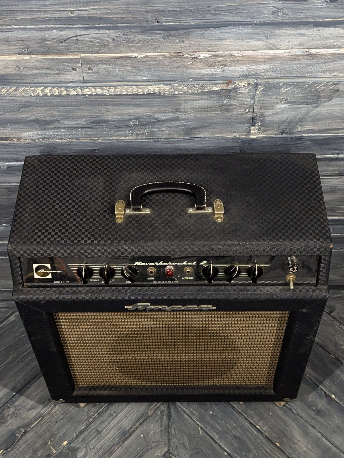 Ampeg Amp Used Ampeg GS-12R Reverberocket 2 12-Watt Electric Guitar/Accordion Combo Amp