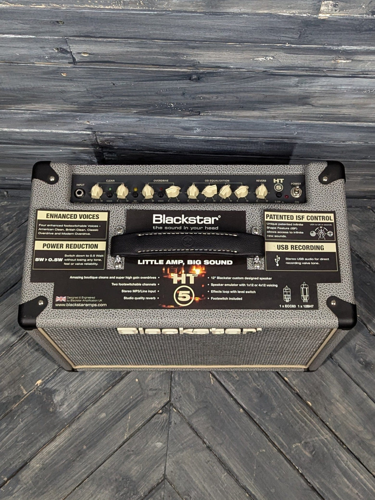 Used Blackstar Limited Edition HT-5R MKII top of the amp